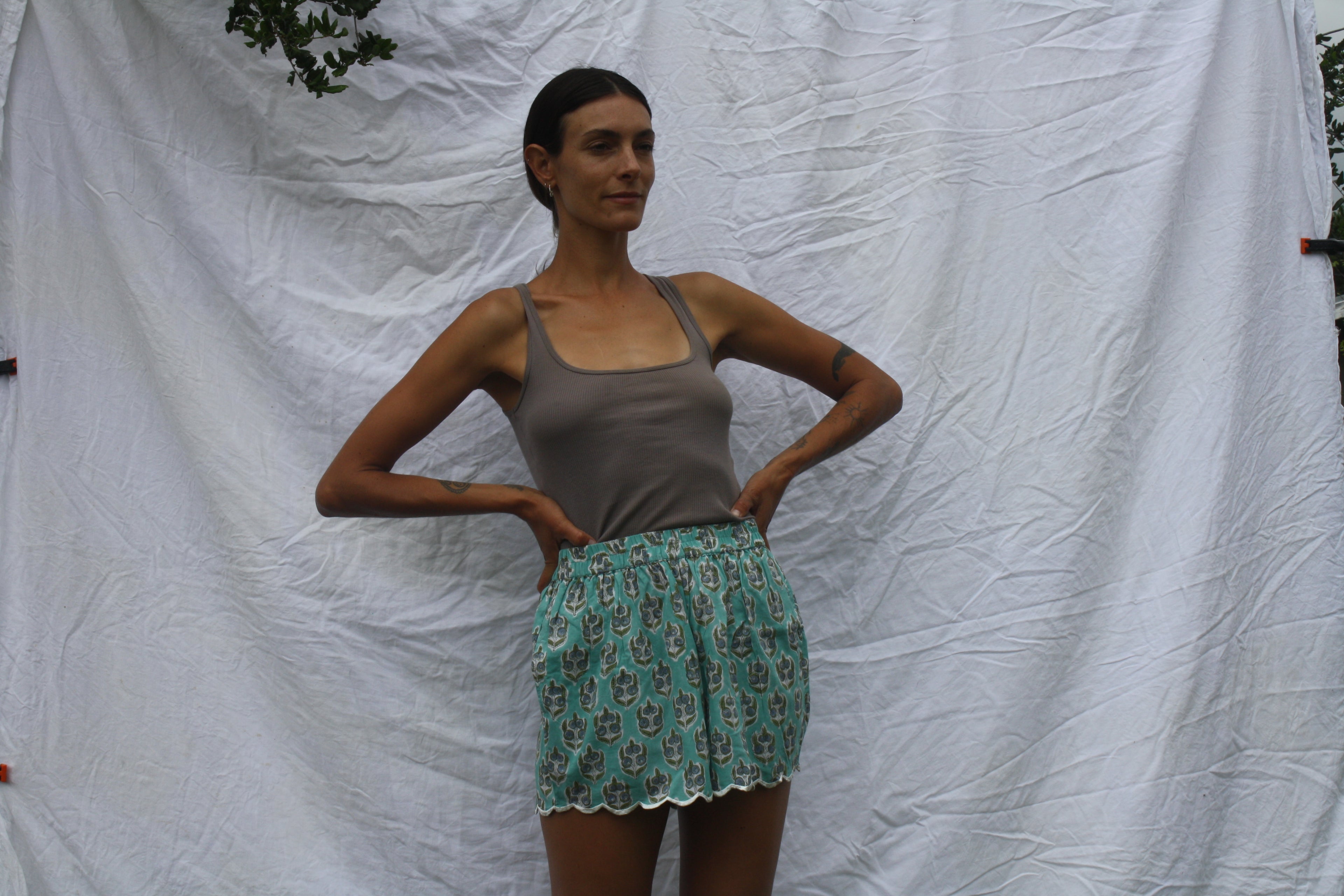 Scalloped Shorts